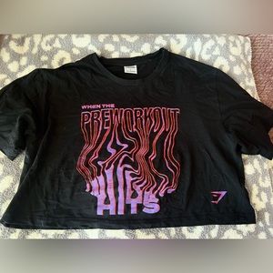 Gymshark when the pre workout hits t shirt size large